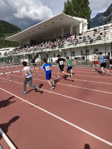 Schüler beim Sprintwettkampf